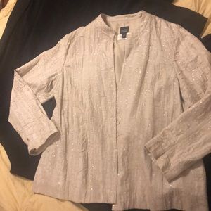 Detailed Eileen Fisher cocktail jacket